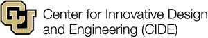 C U, Center for Innovative Design and Engineering (CIDE) logo, links to CIDE home page.